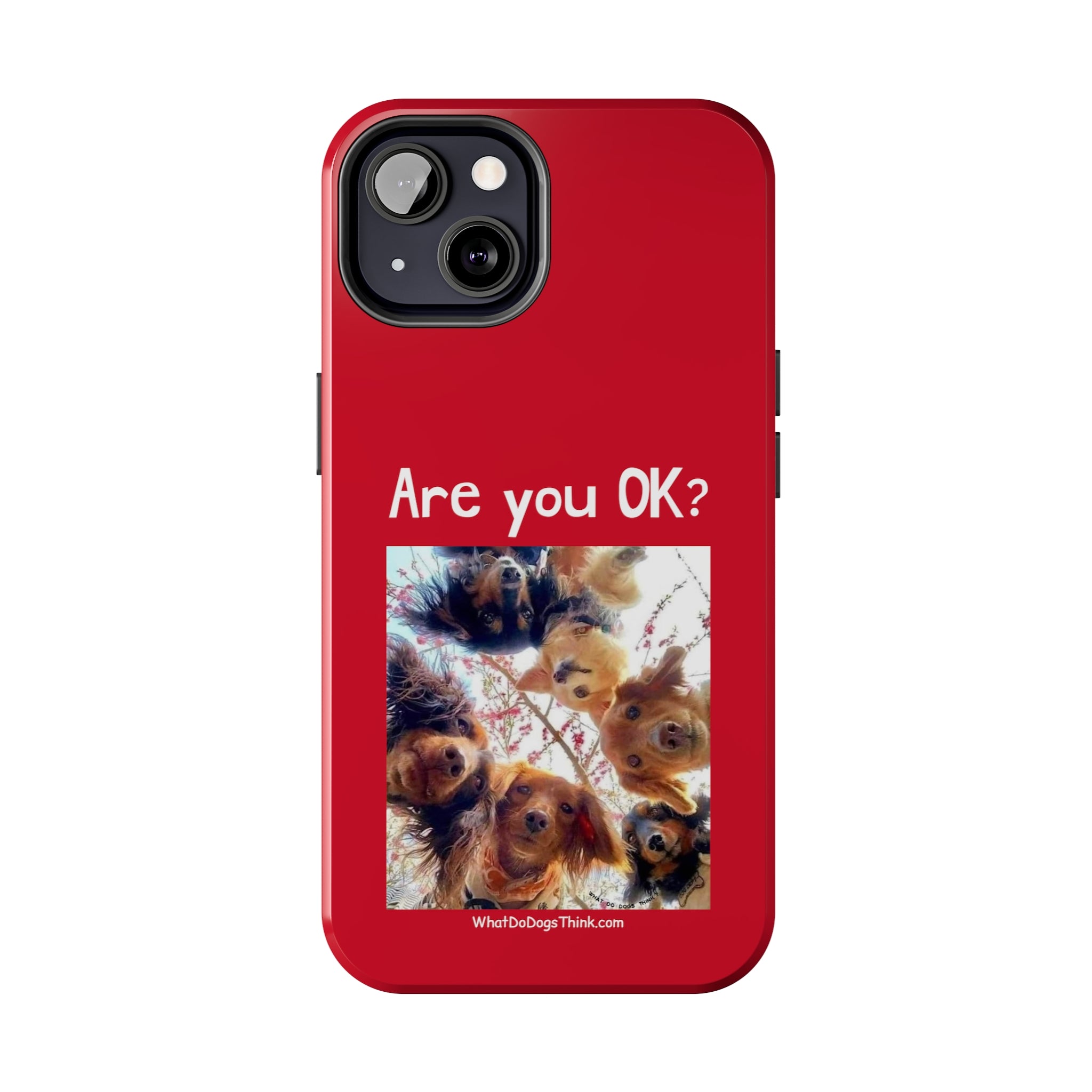 Are you OK? Red Tough Phone Cases