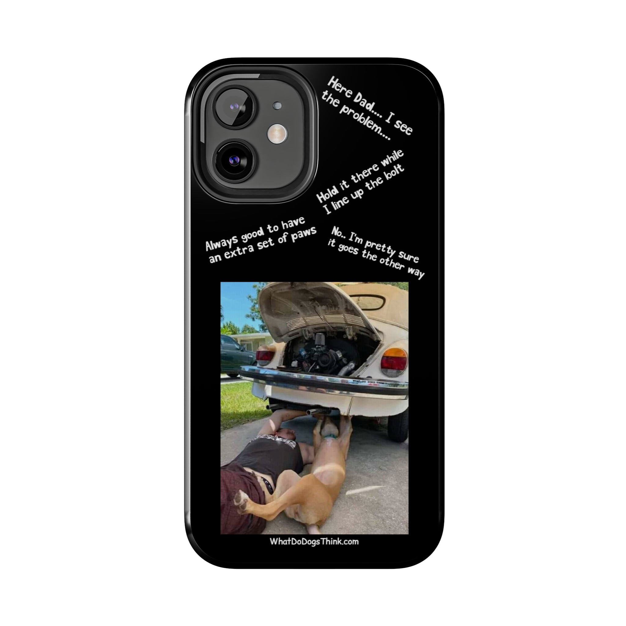 Bug Helper Compilation Black Tough Phone Cases