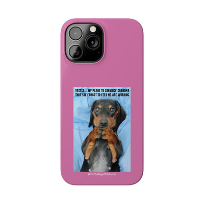 Grandma    Pink Slim Phone Cases