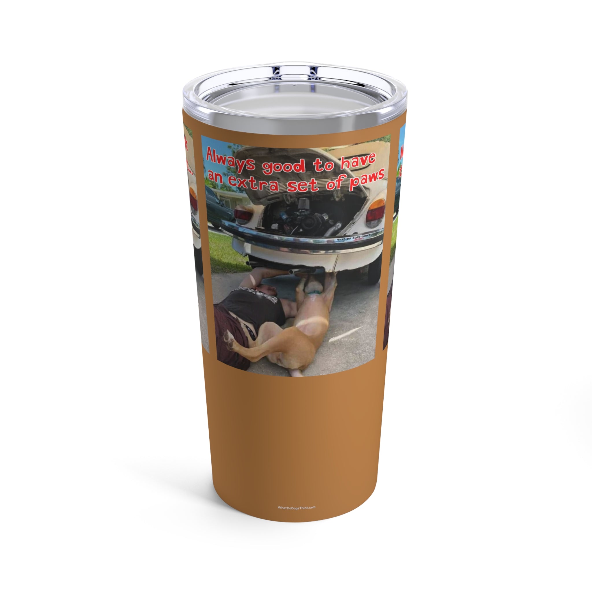 VW Helper  Brown Tumbler 20oz