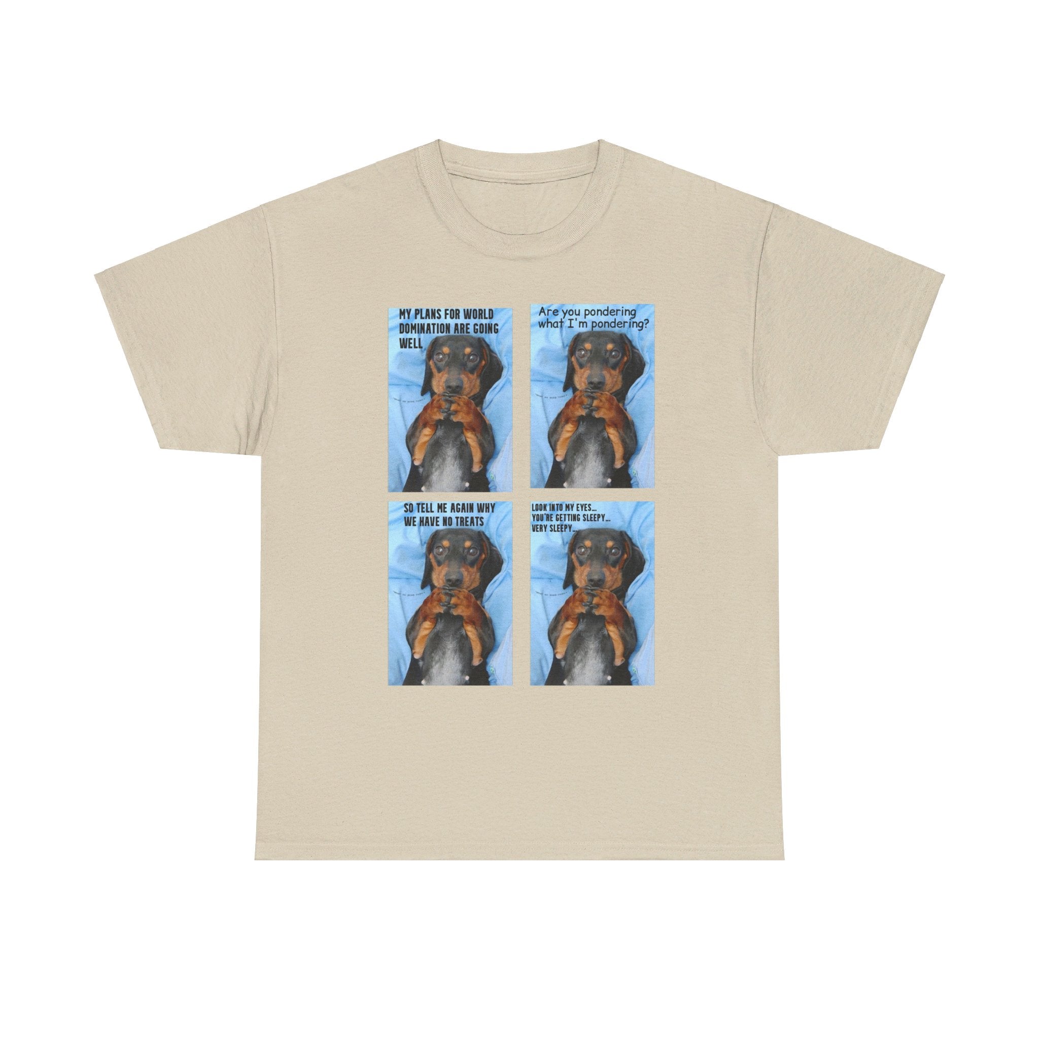 Devious Dachshund  T shirt Double Sided