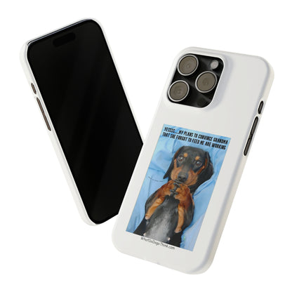 Grandma     White Slim Phone Cases