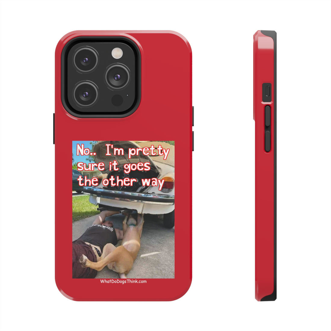 Other Way Red Tough Phone Cases