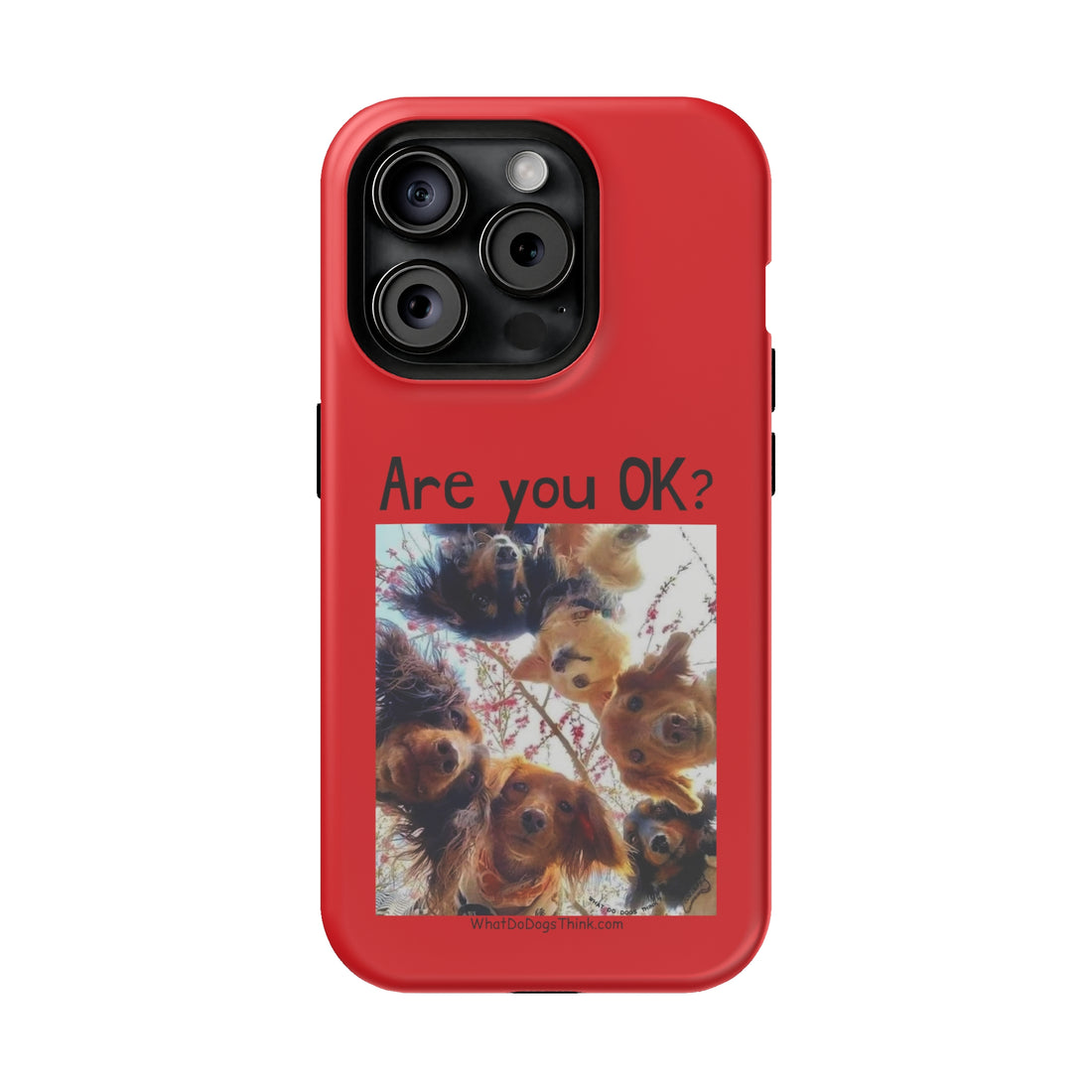 Are you OK? Red MagSafe Tough Cases