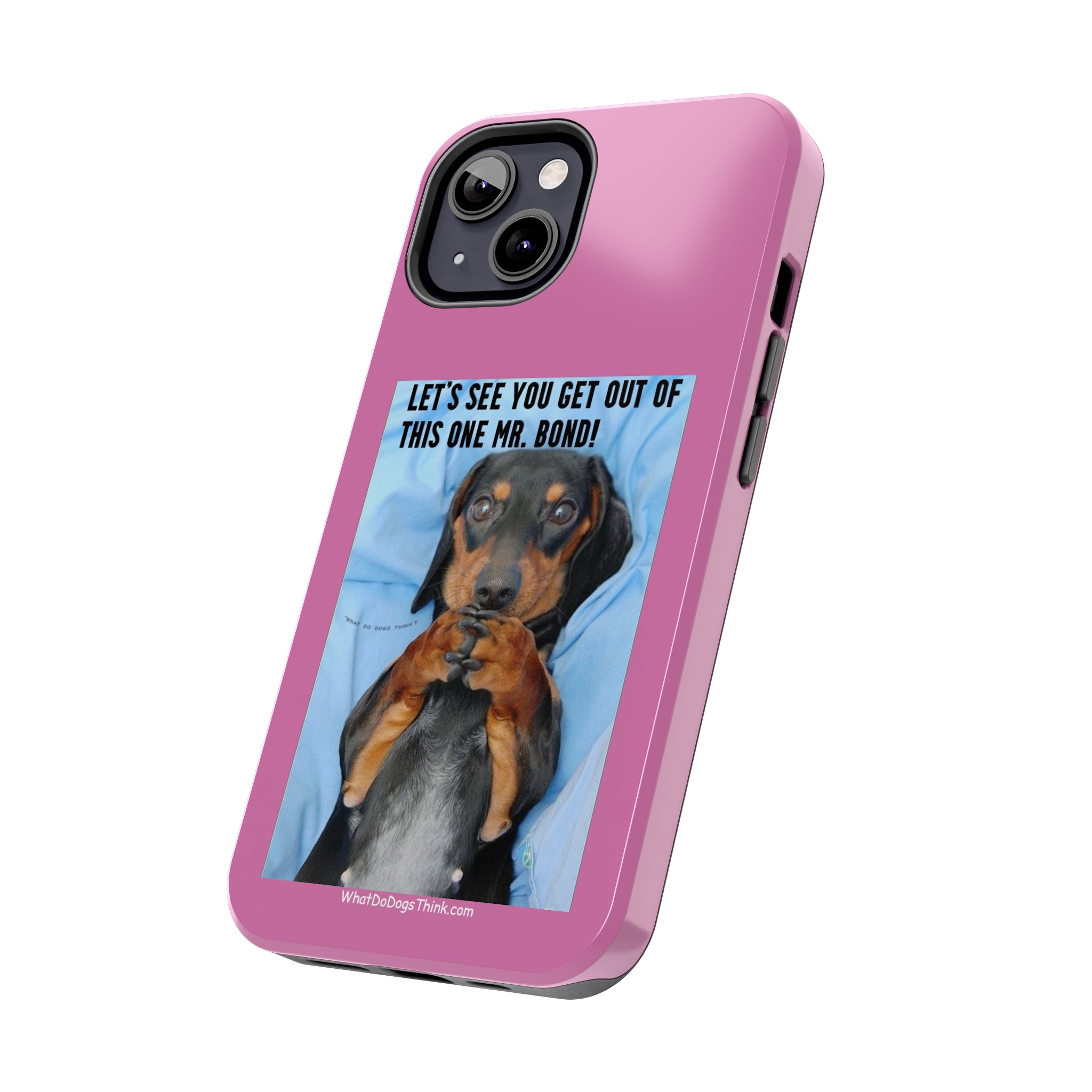 Mr Bond    Pink Tough Phone Cases