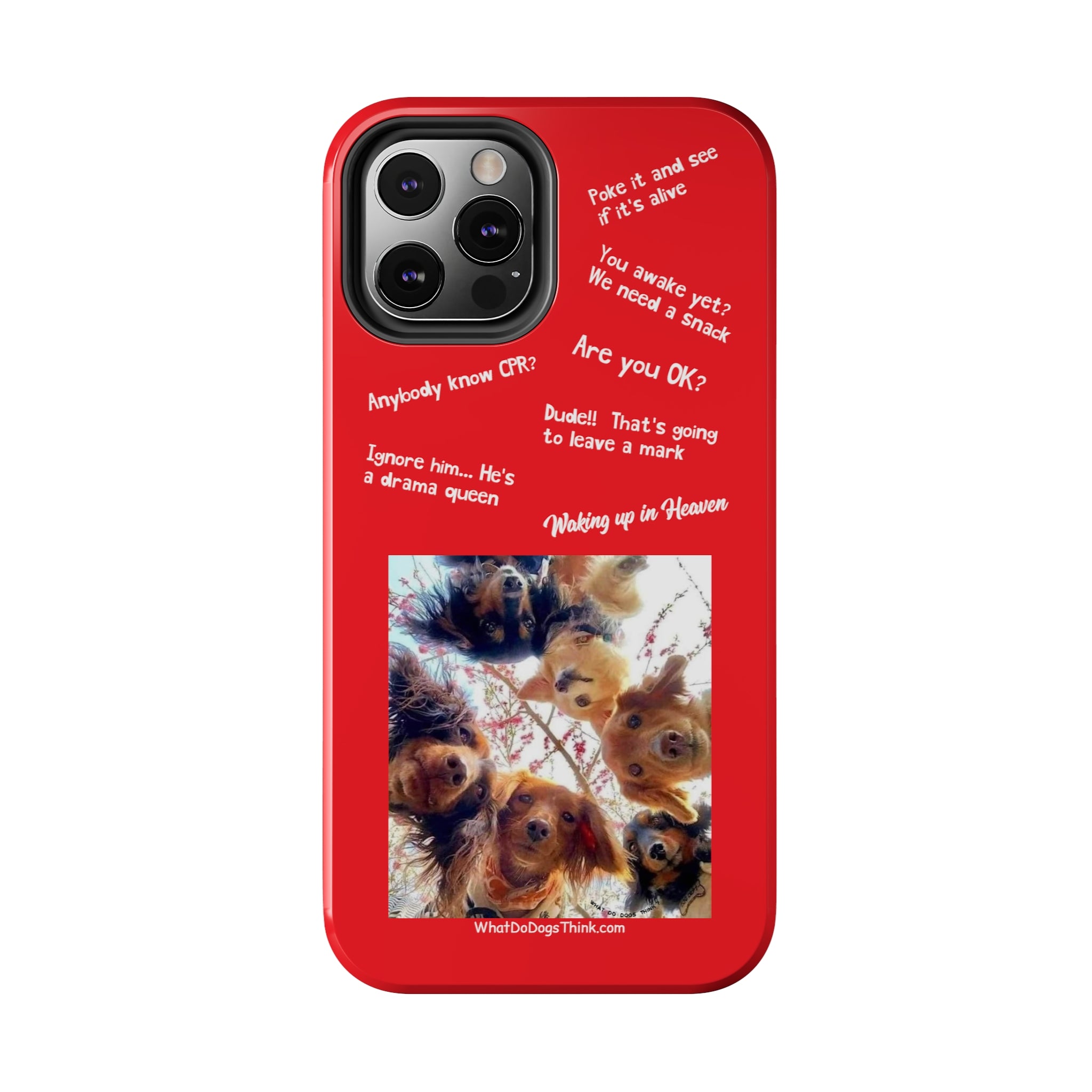 Are you OK? Compilation  Red Tough Phone Cases