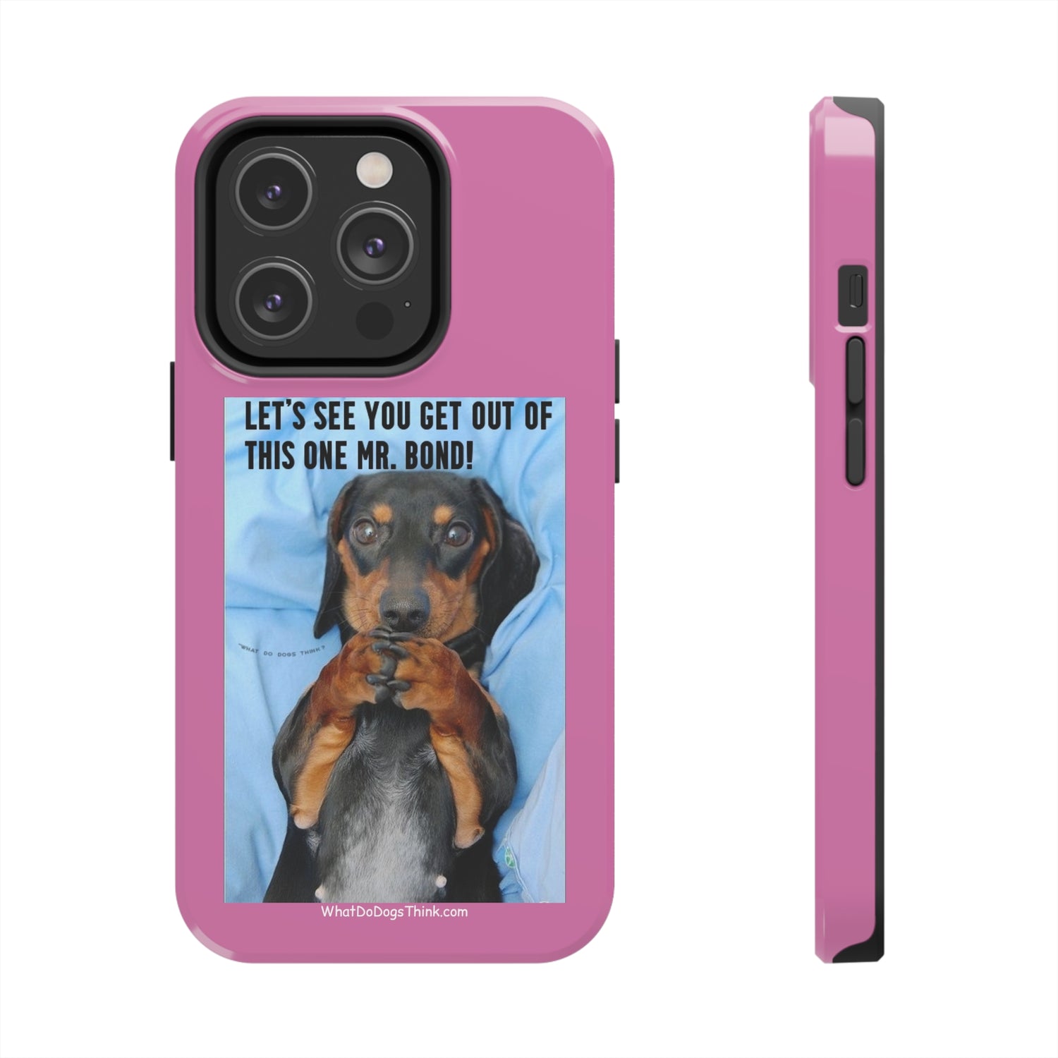 Mr Bond    Pink Tough Phone Cases