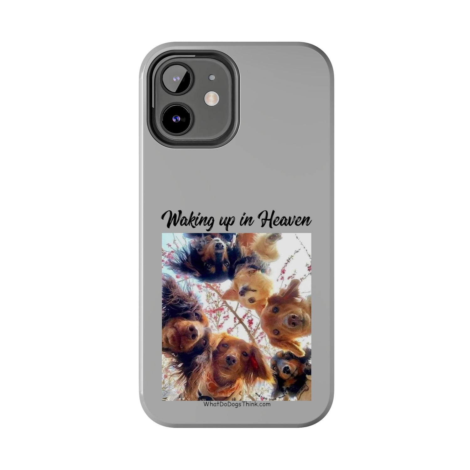 Waking Up in Heaven   Grey Tough Phone Cases