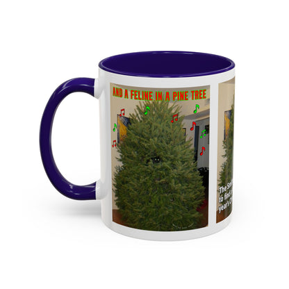 Christmas Tree Cat Mug