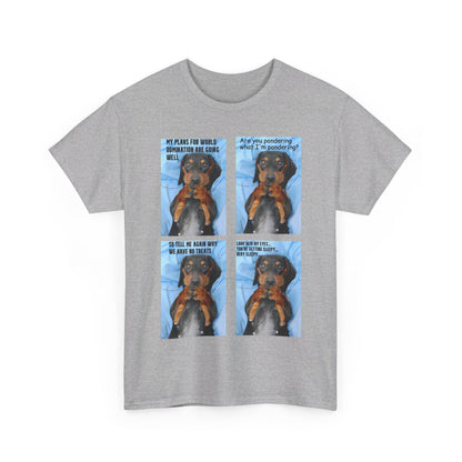 Devious Dachshund  T shirt Double Sided