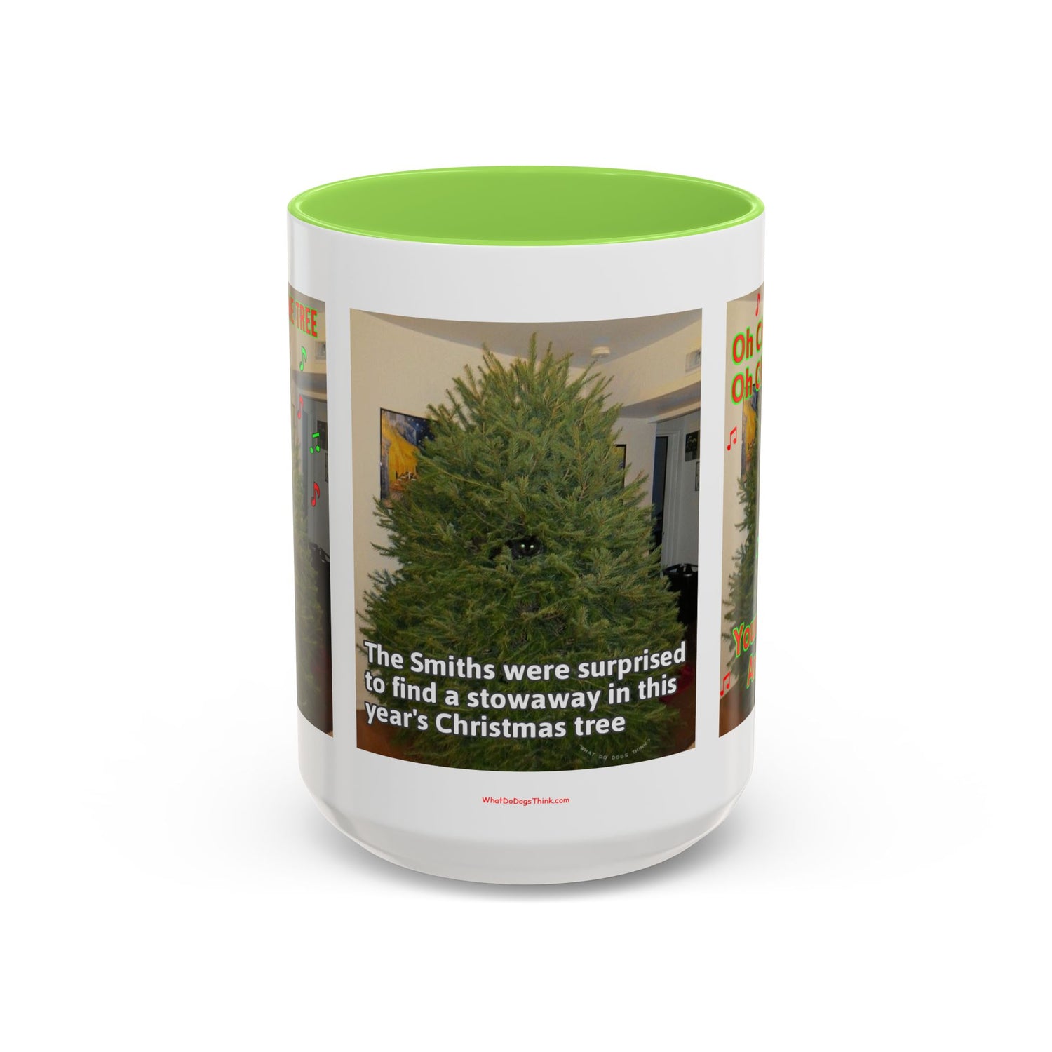 Christmas Tree Cat Mug