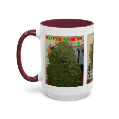 Christmas Tree Cat Mug