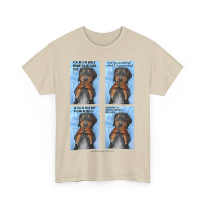 Devious Dachshund  T shirt 