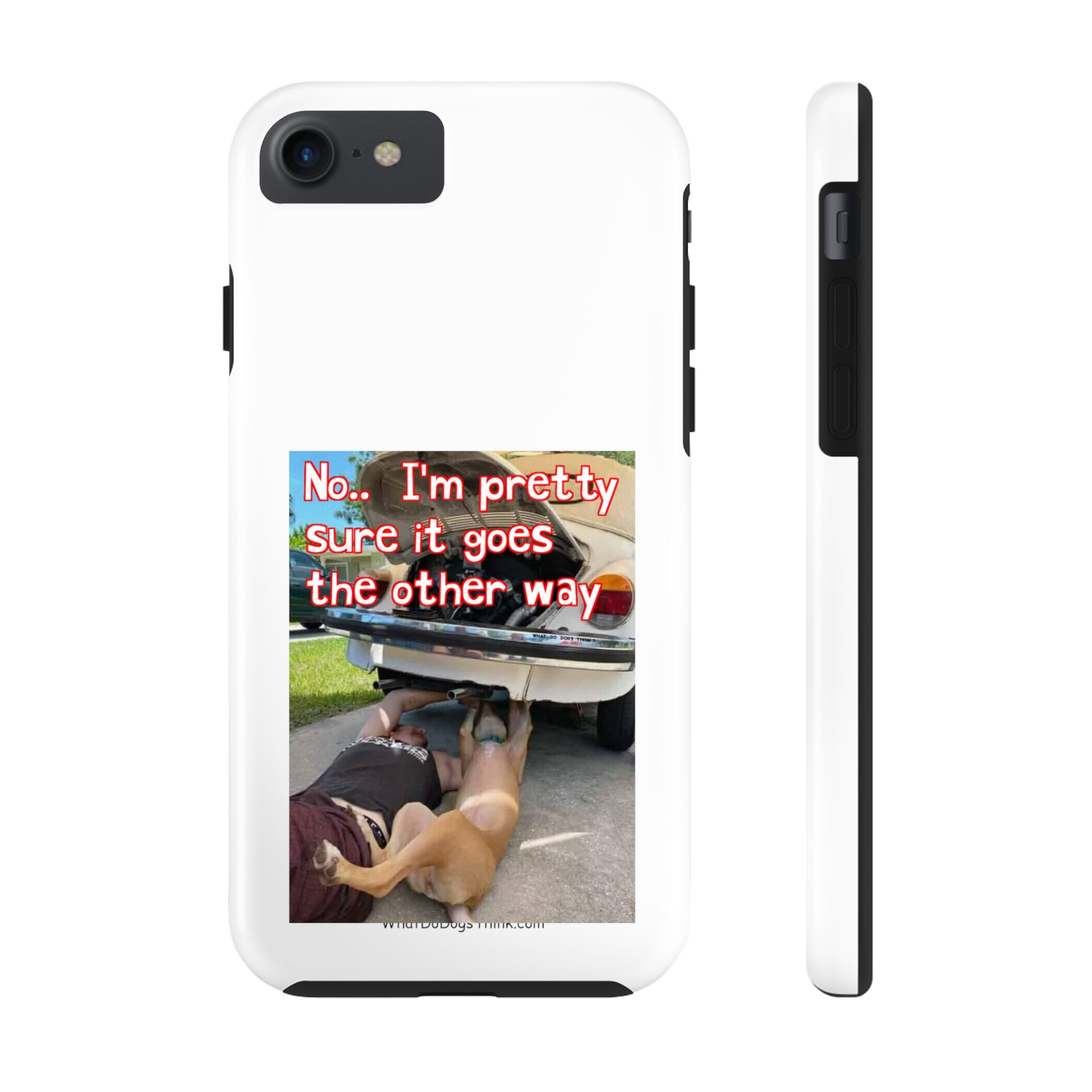 Other Way    White Tough Phone Cases