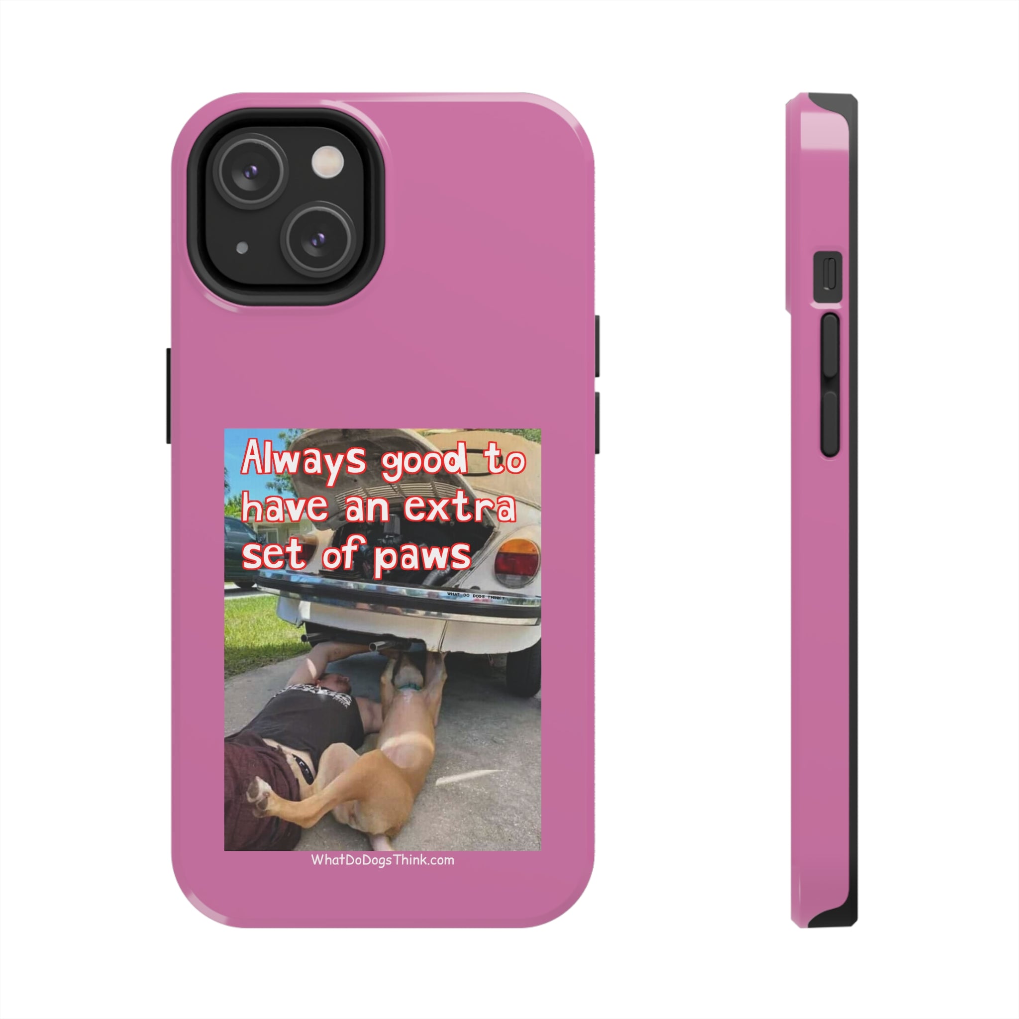 Extra Paw    Pink Tough Phone Cases