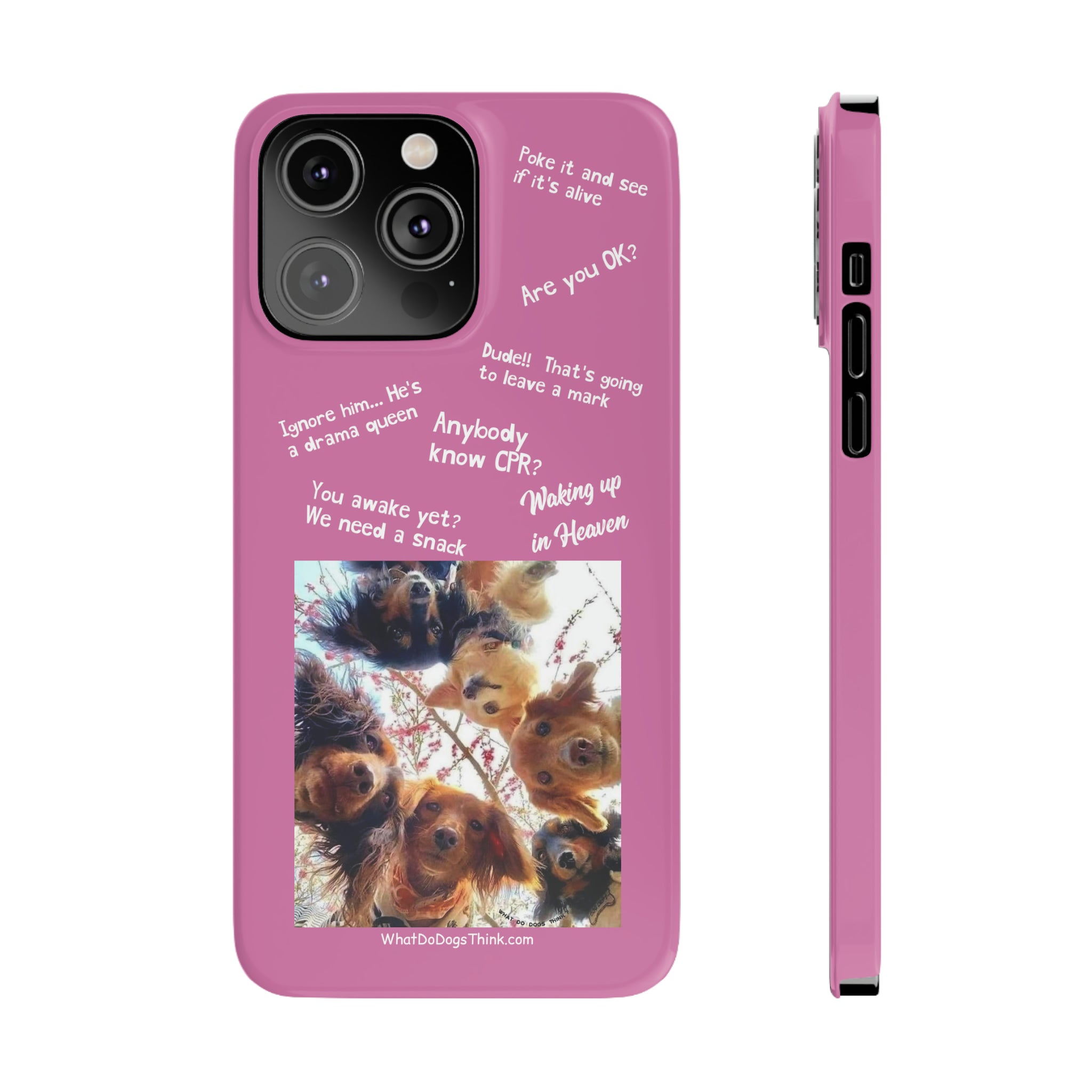 Are You OK?  Compilation    Pink Slim Phone Cases