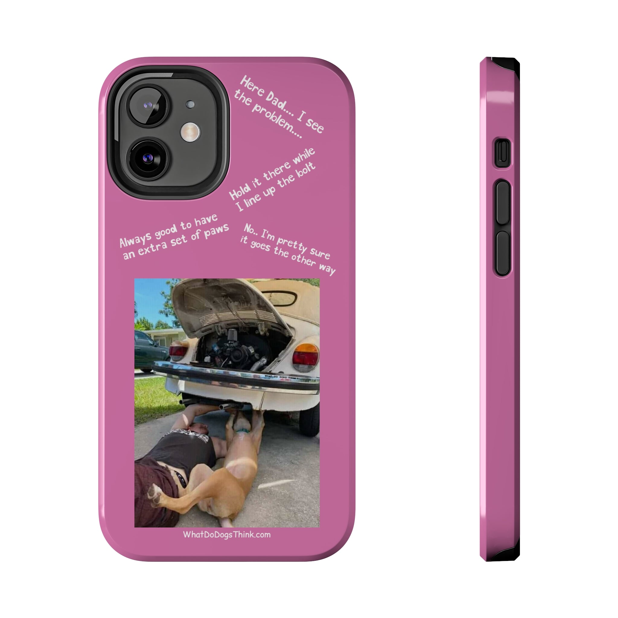 Bug Helper Compilation   Pink Tough Phone Cases