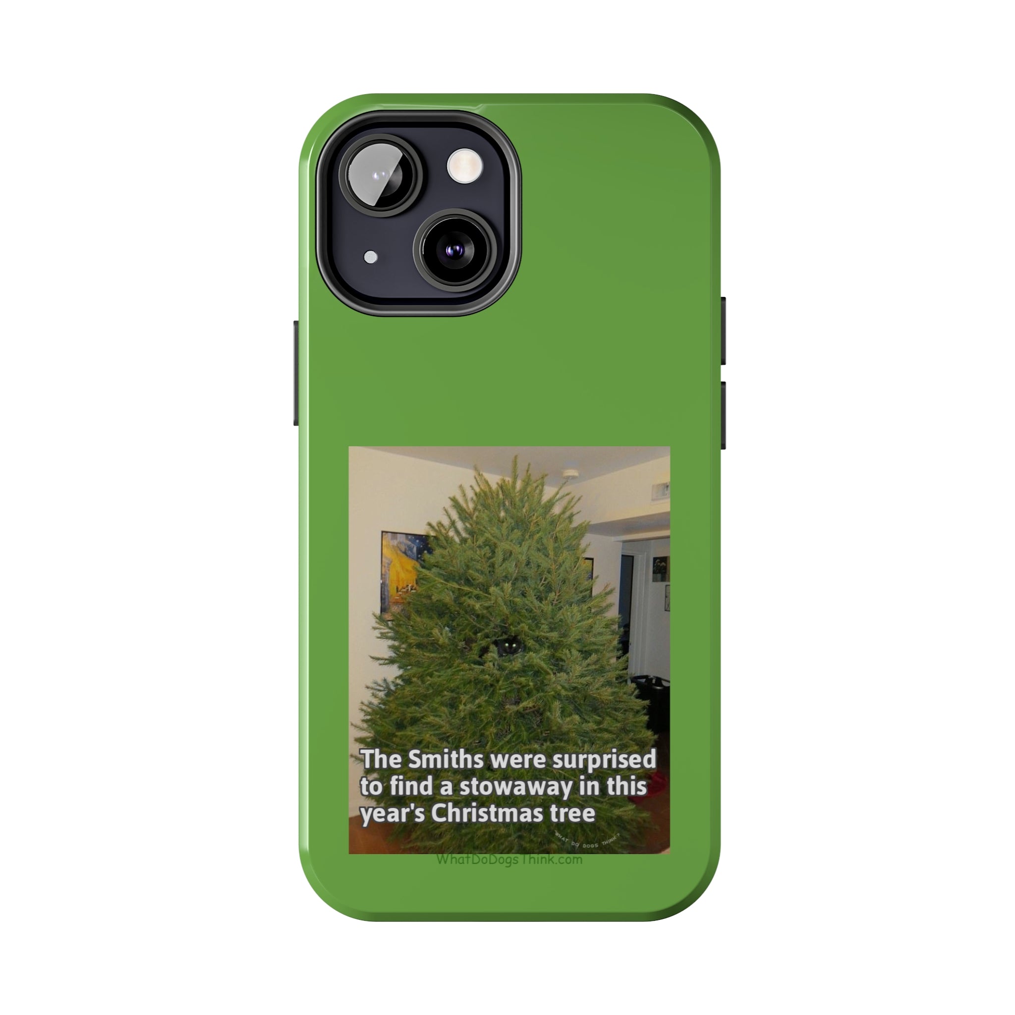 Stowaway Cat Green  Tough Phone Cases