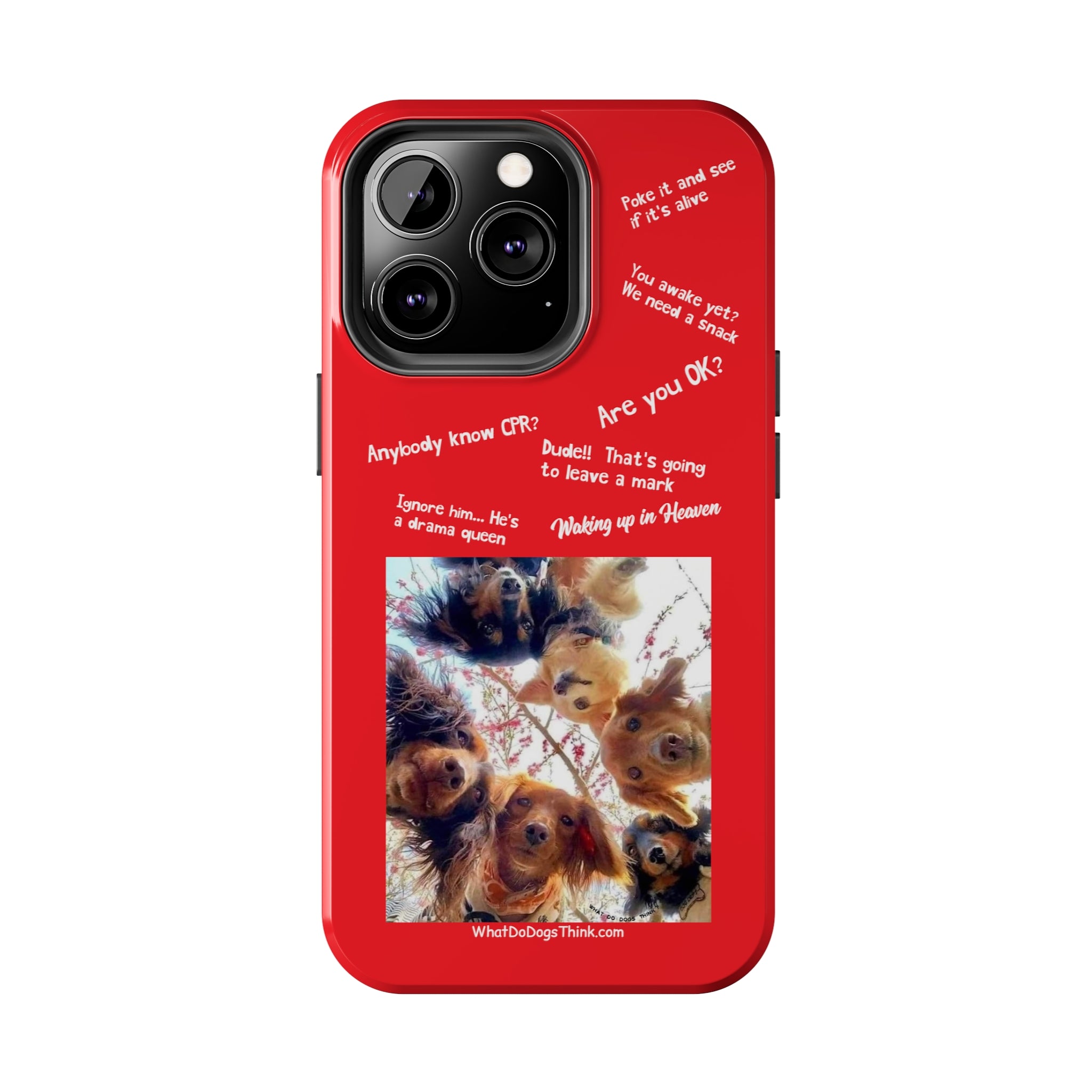 Are you OK? Compilation  Red Tough Phone Cases