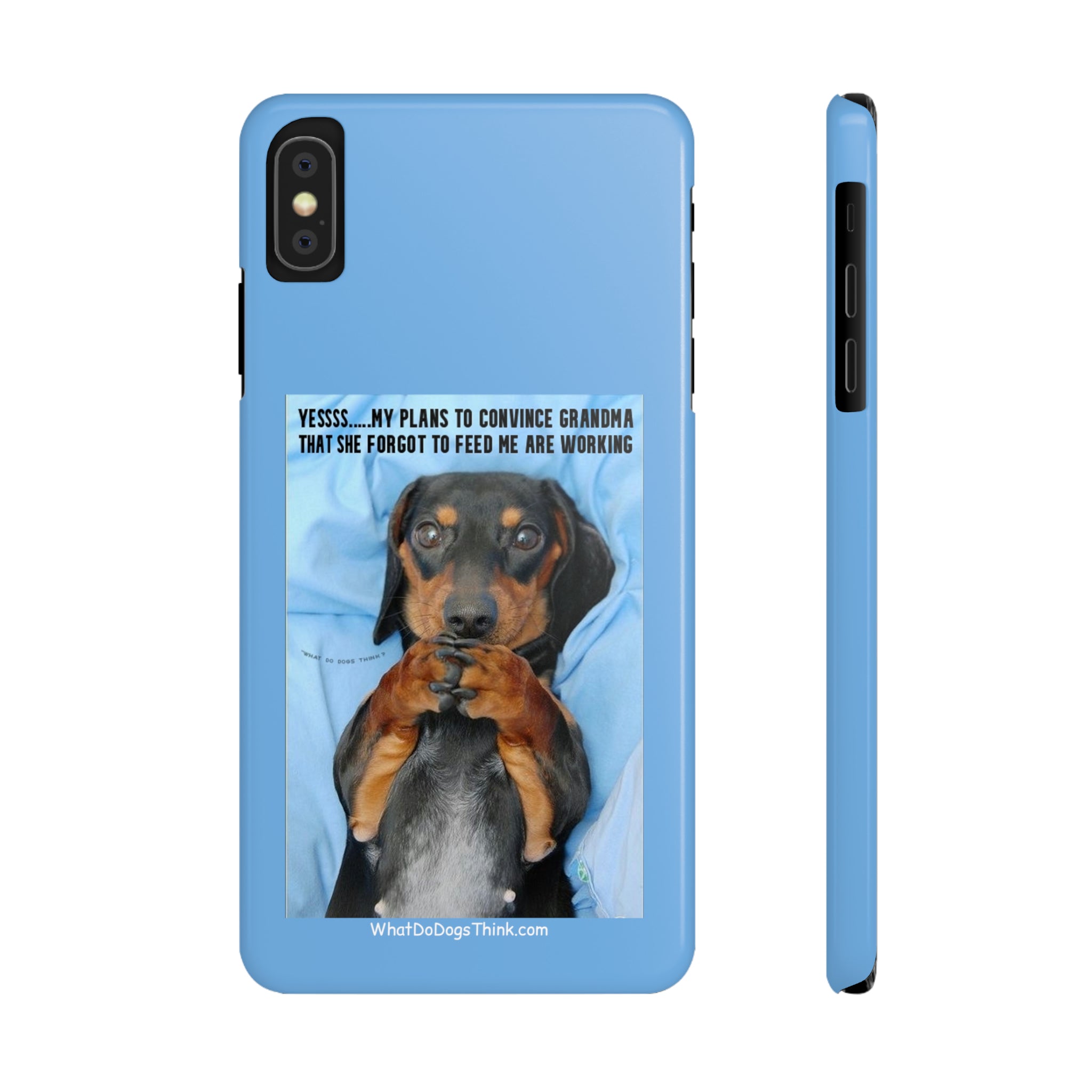 Grandma    Blue Slim Phone Cases