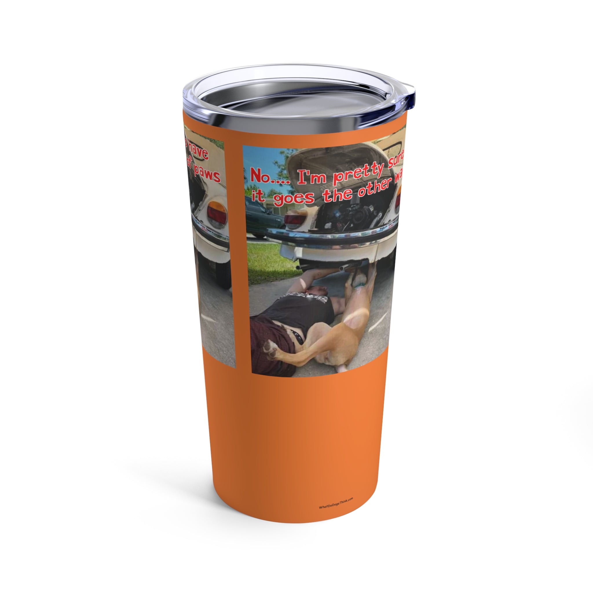 VW Helper Orange Tumbler 20oz