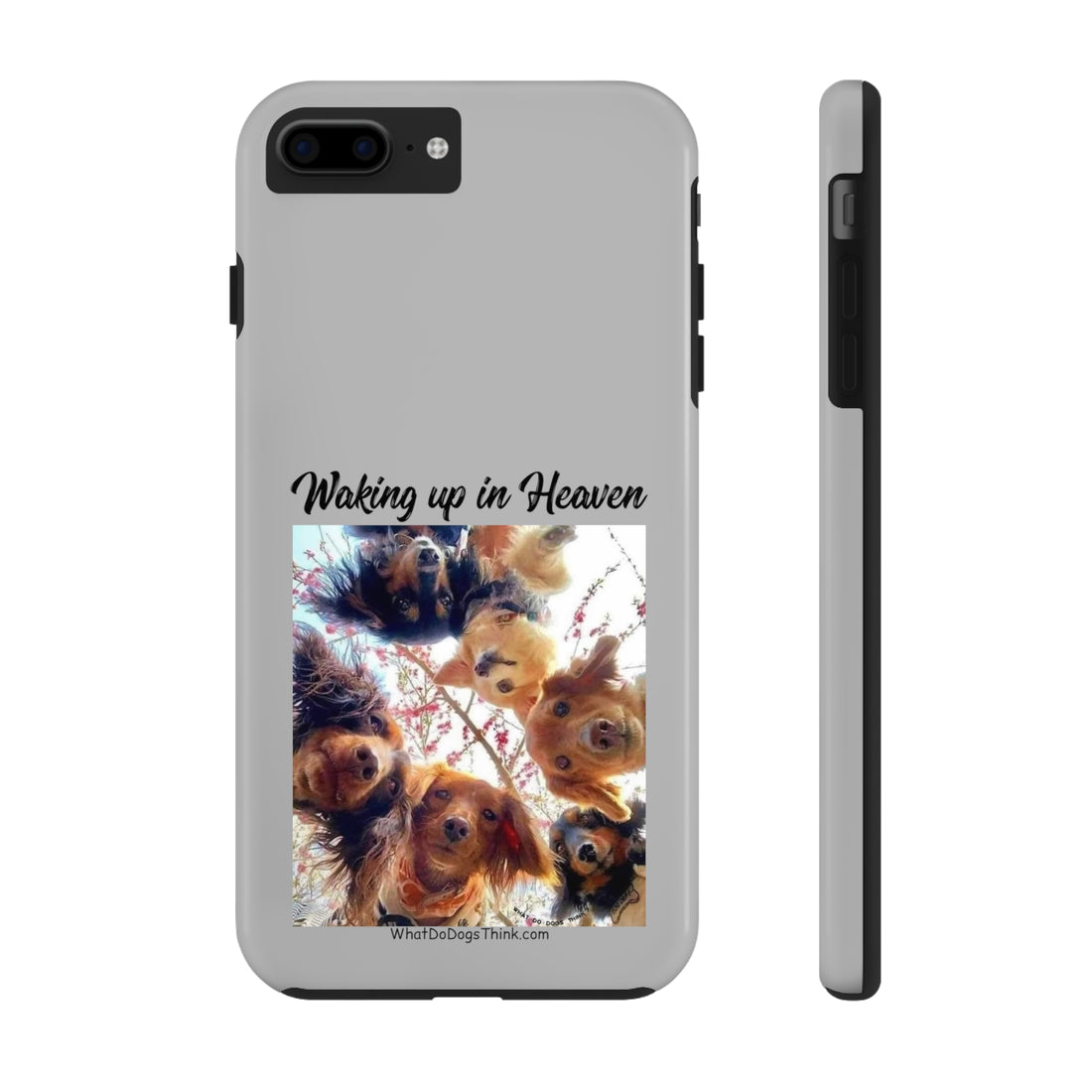 Waking Up in Heaven   Grey Tough Phone Cases