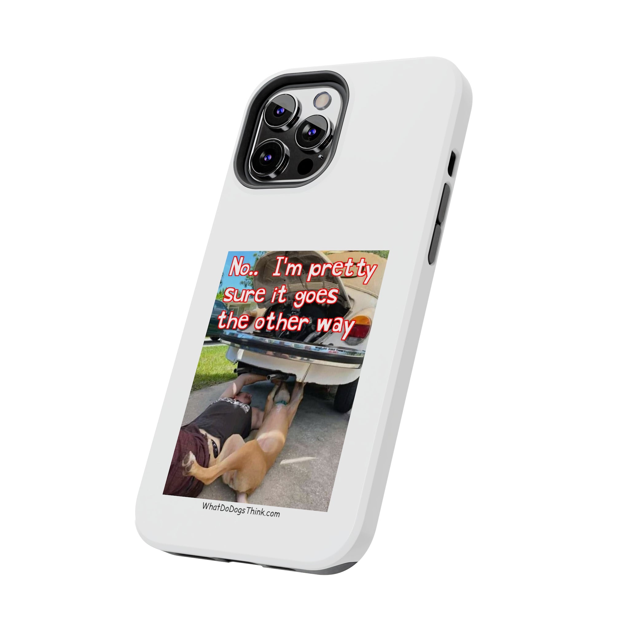 Other Way    White Tough Phone Cases