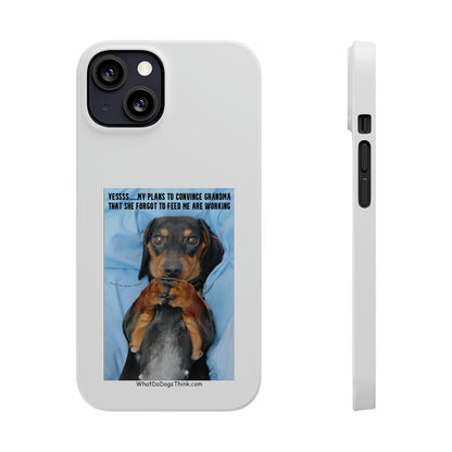 Grandma     White Slim Phone Cases