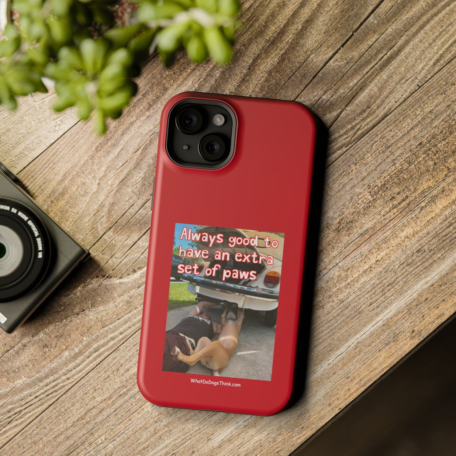 Extra Paw    Red MagSafe Tough Cases