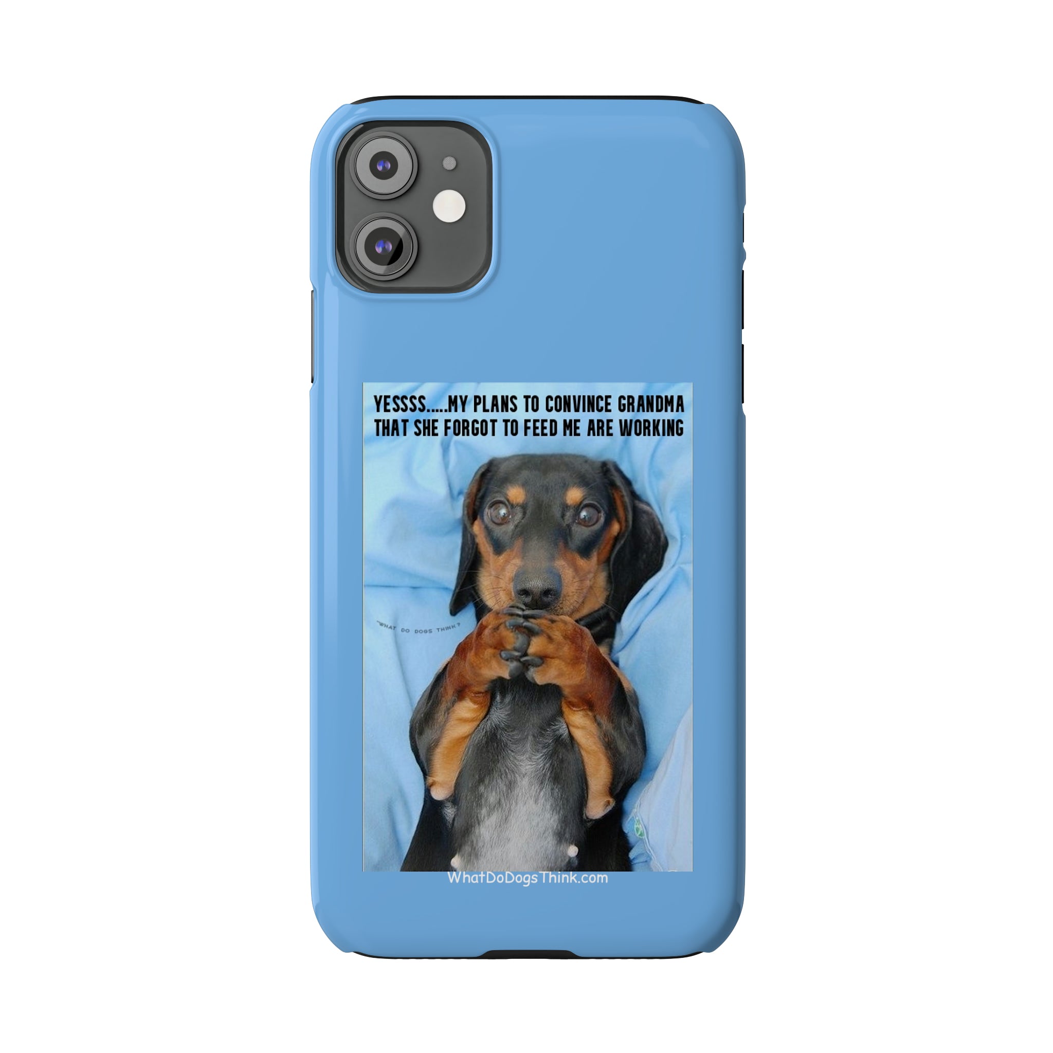 Grandma    Blue Slim Phone Cases