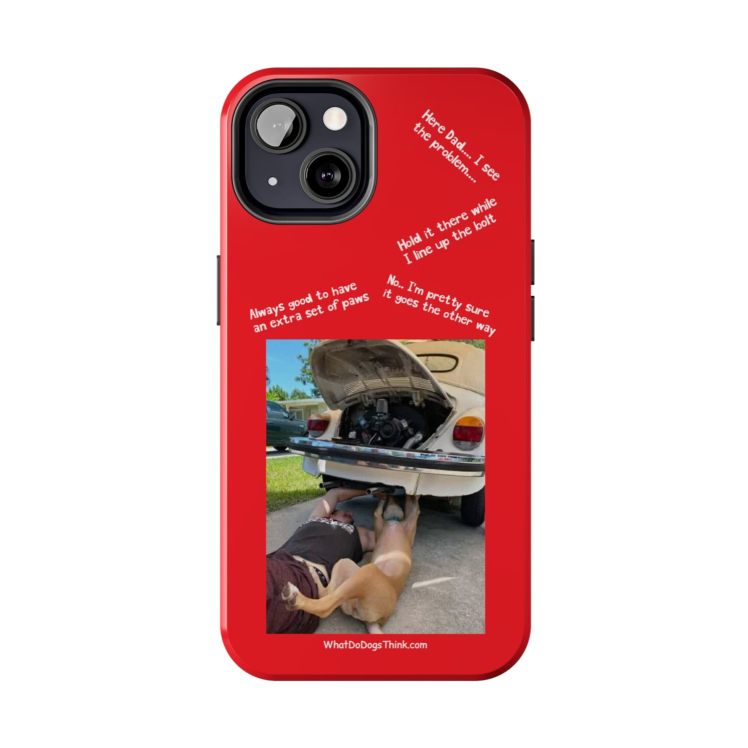 Bug Helper Compilation   Red Tough Phone Cases