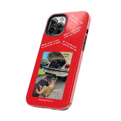 Bug Helper Compilation   Red Tough Phone Cases