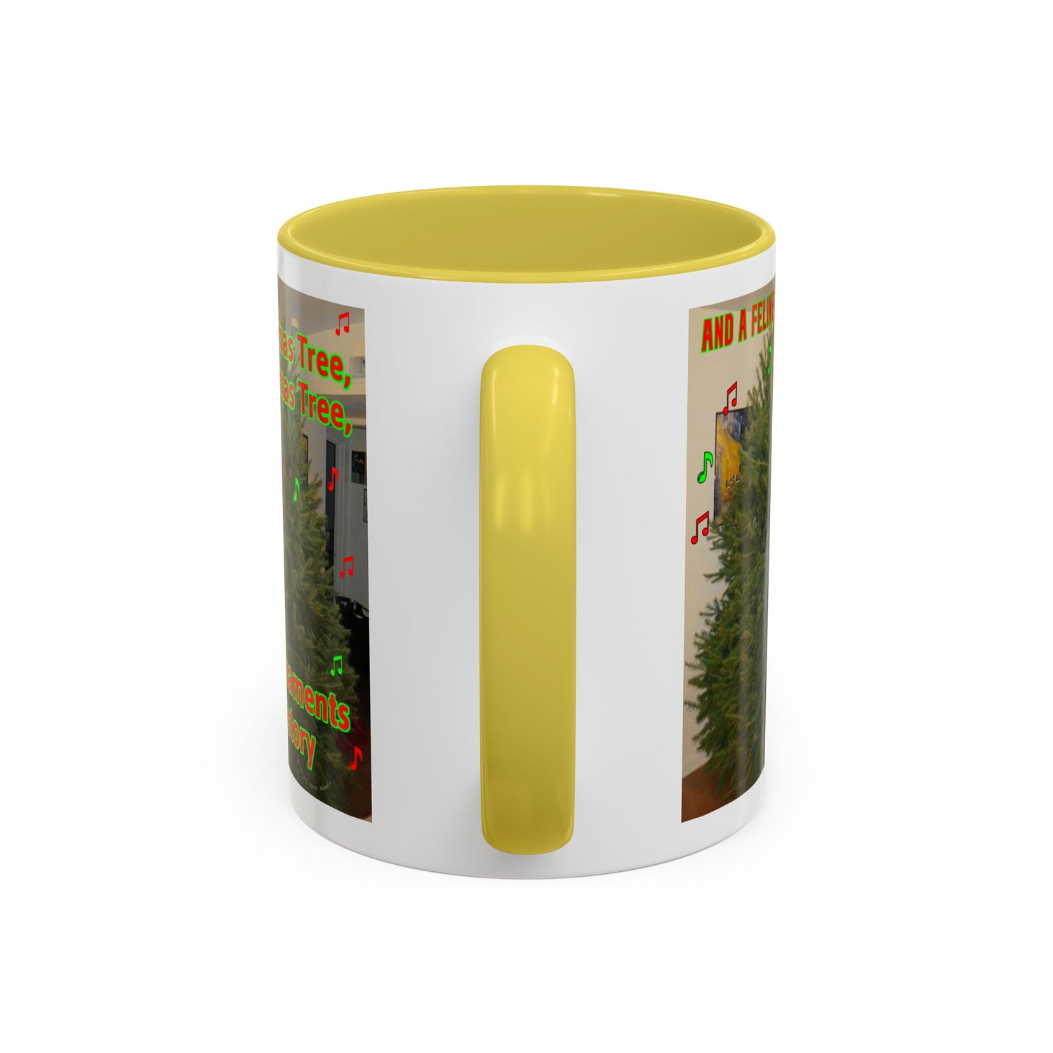 Christmas Tree Cat Mug