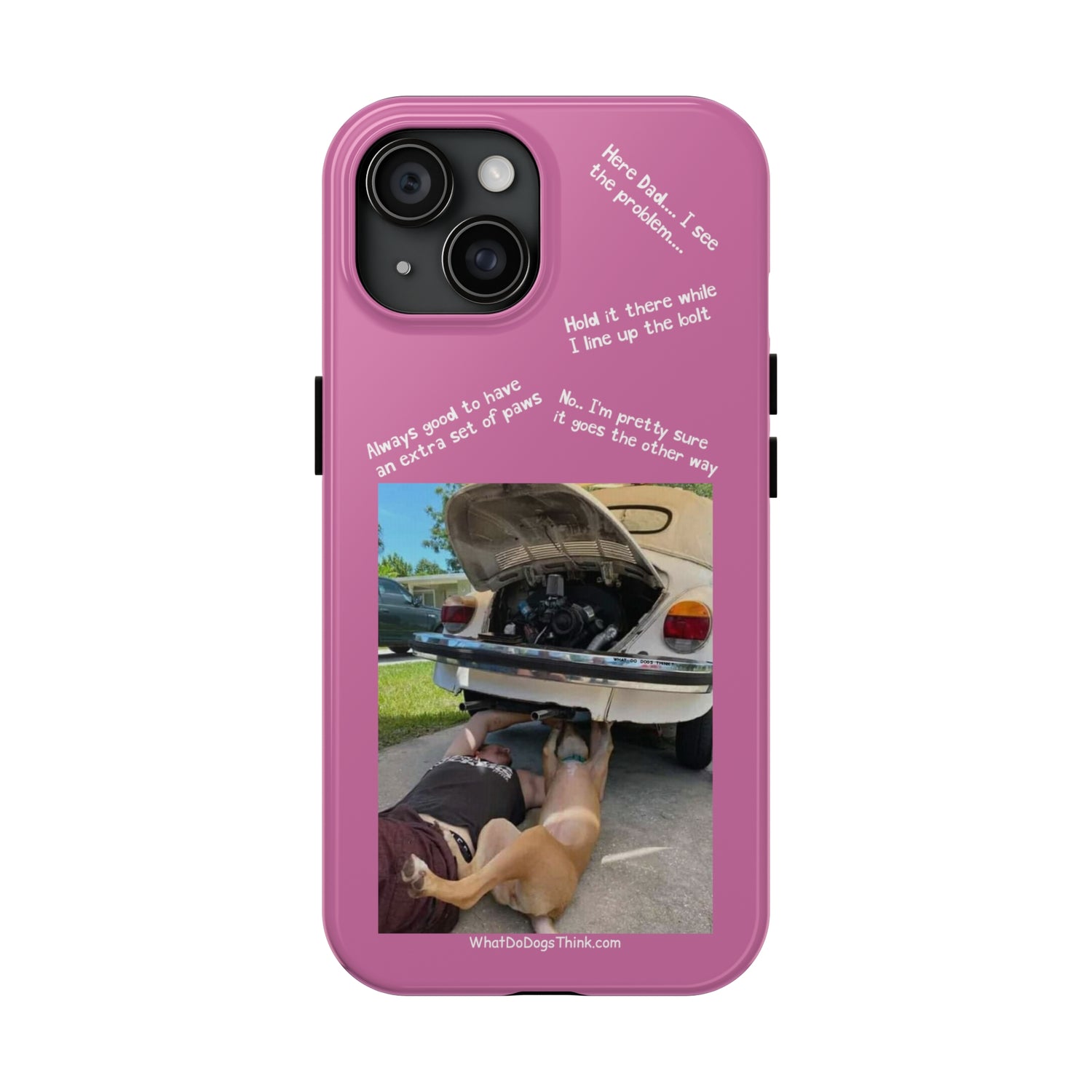 Bug Helper Compilation   Pink Tough Phone Cases