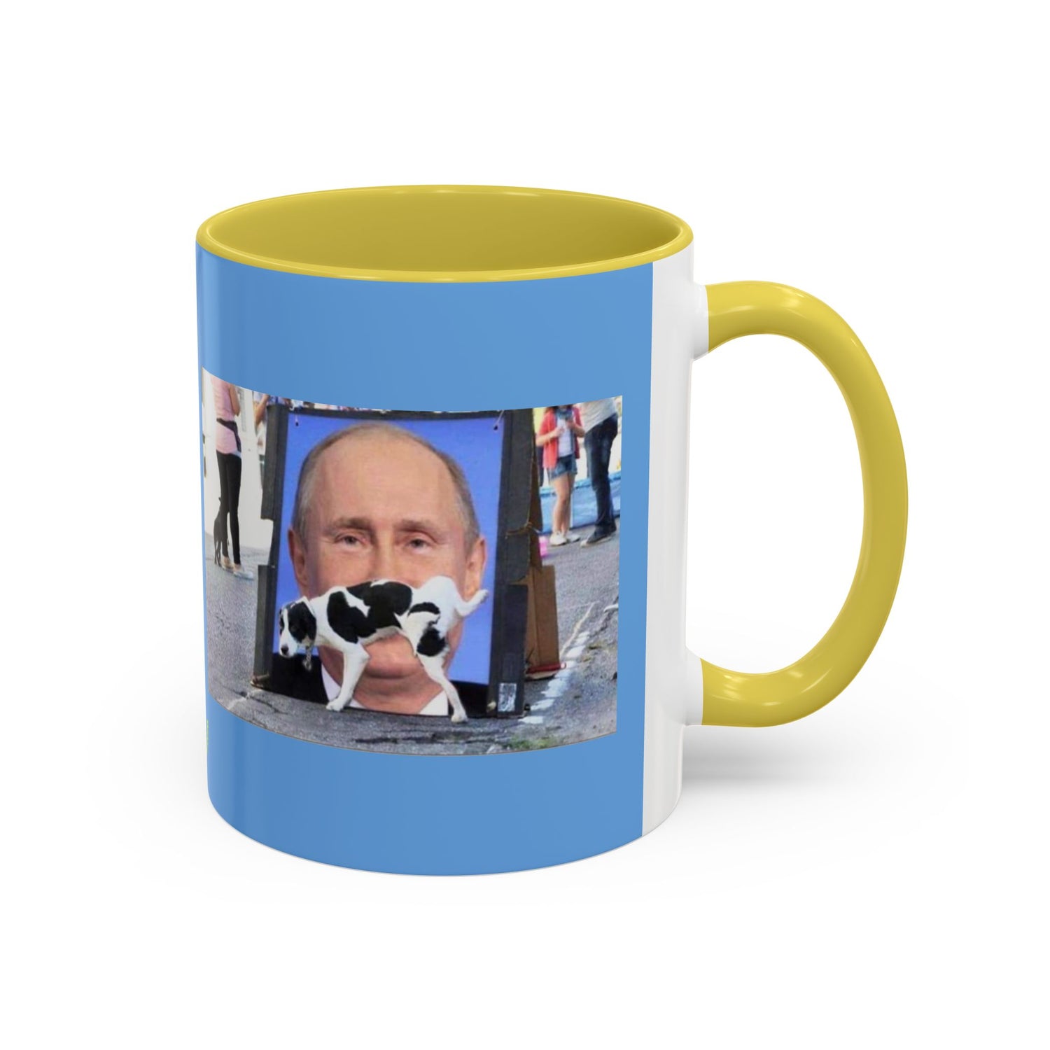 Piss on Putin  Blue Mug