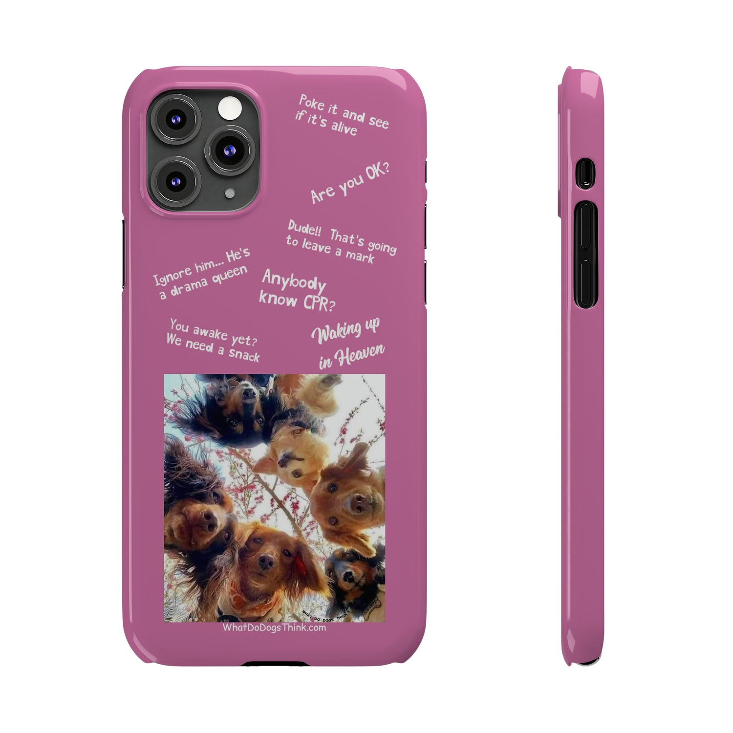 Are You OK?  Compilation    Pink Slim Phone Cases