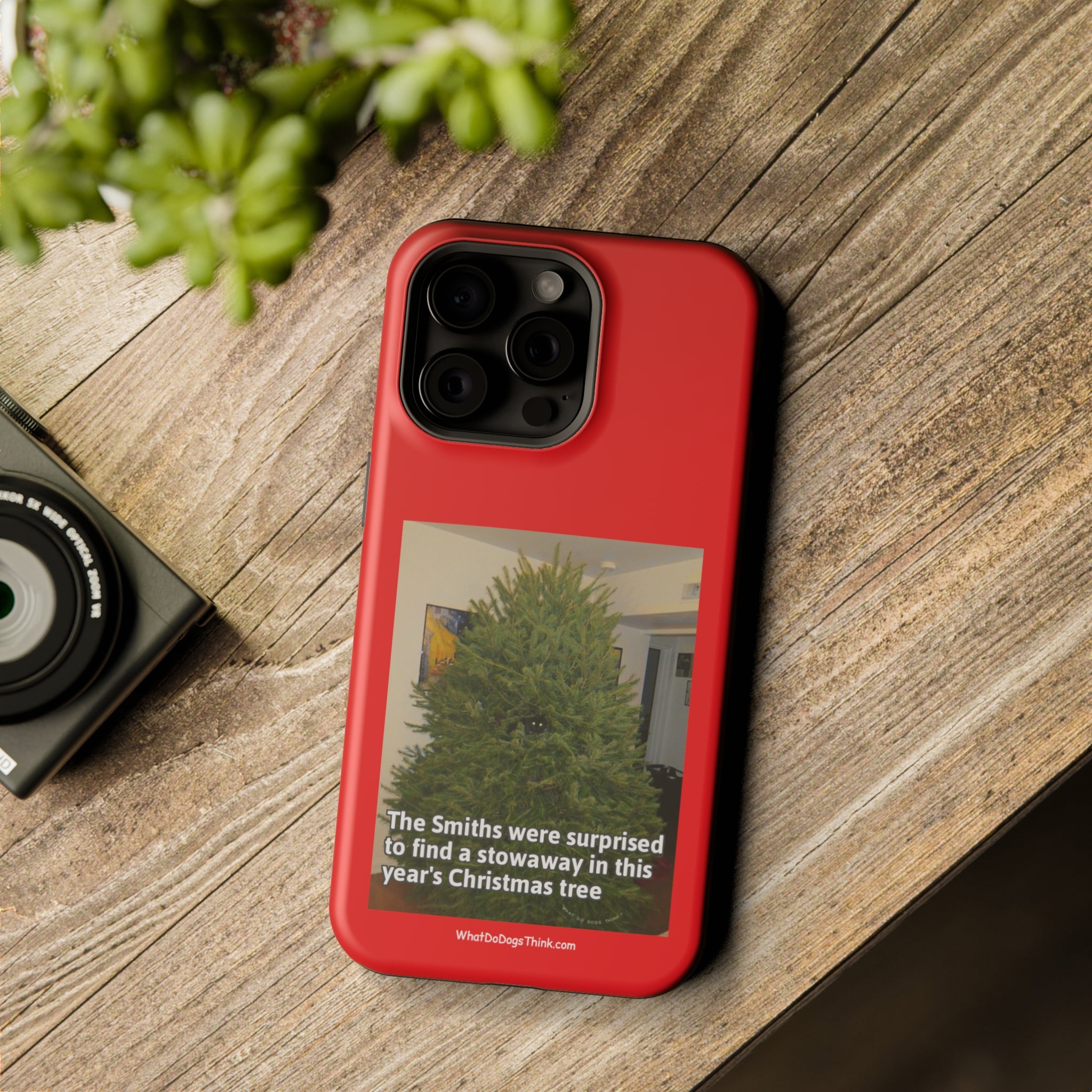 Stowaway Cat    Red MagSafe Tough Case