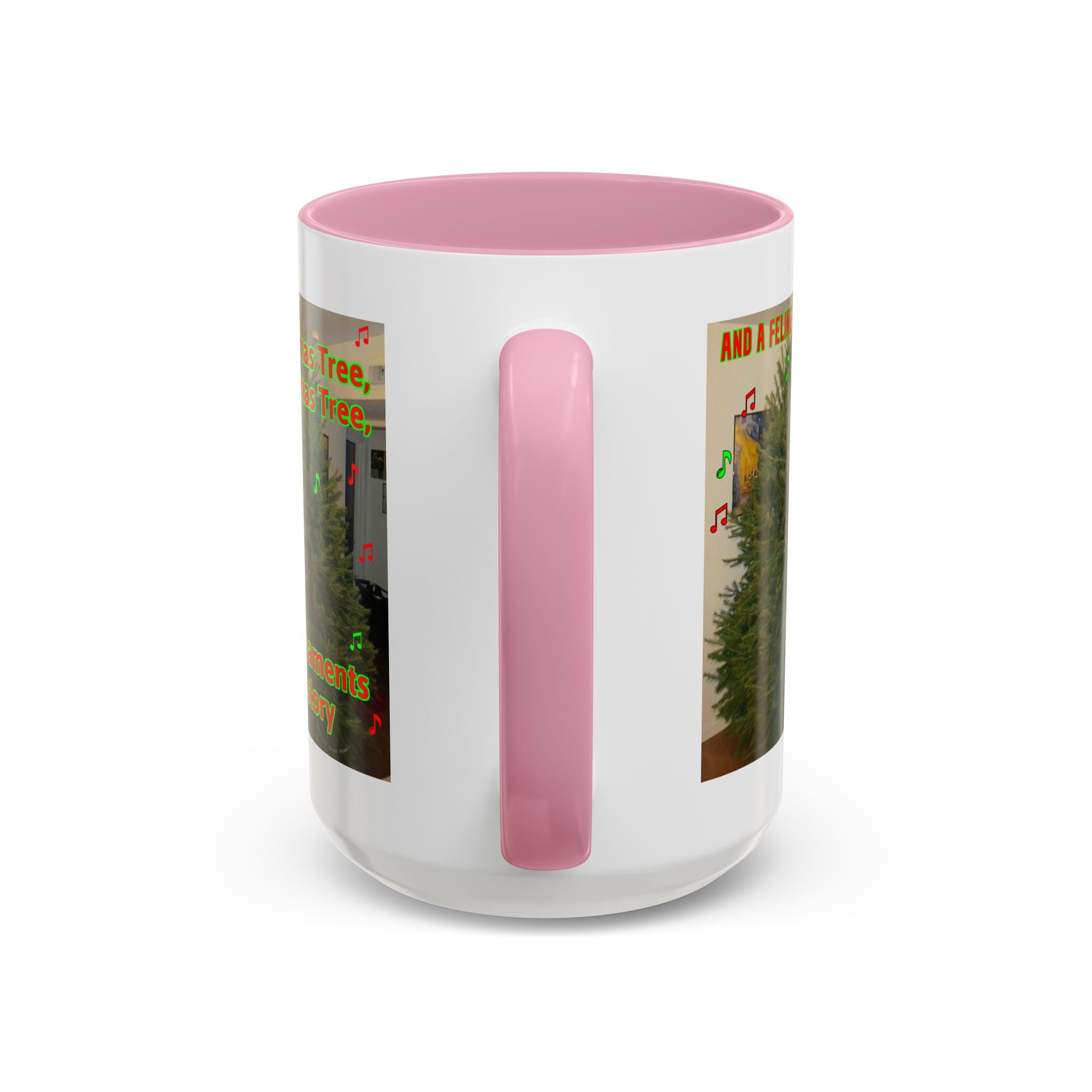 Christmas Tree Cat Mug