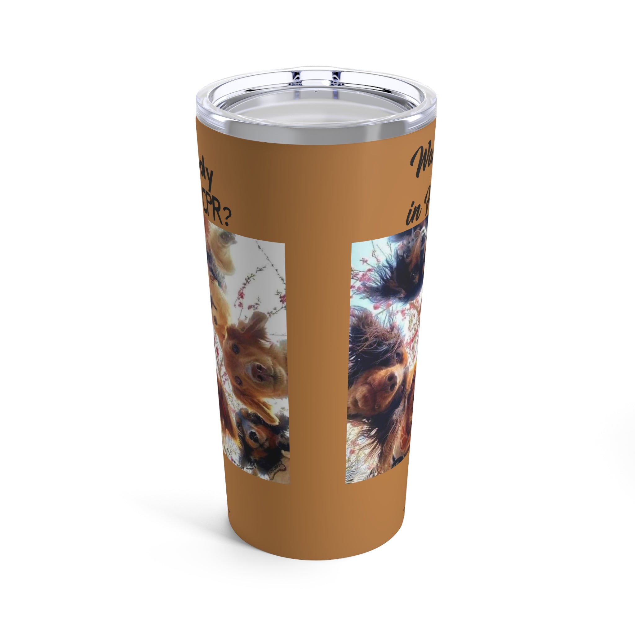 Are You OK Brown Tumbler 20oz 