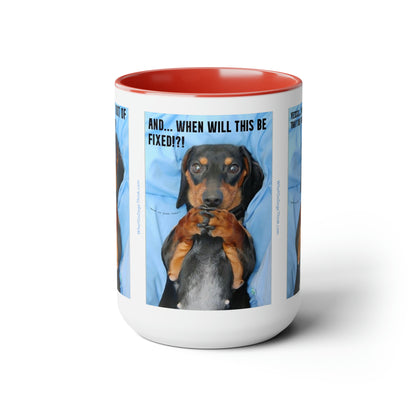 Devious Dachshund Mug  