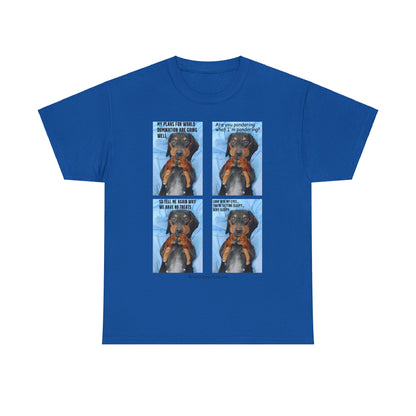 Devious Dachshund  T shirt 