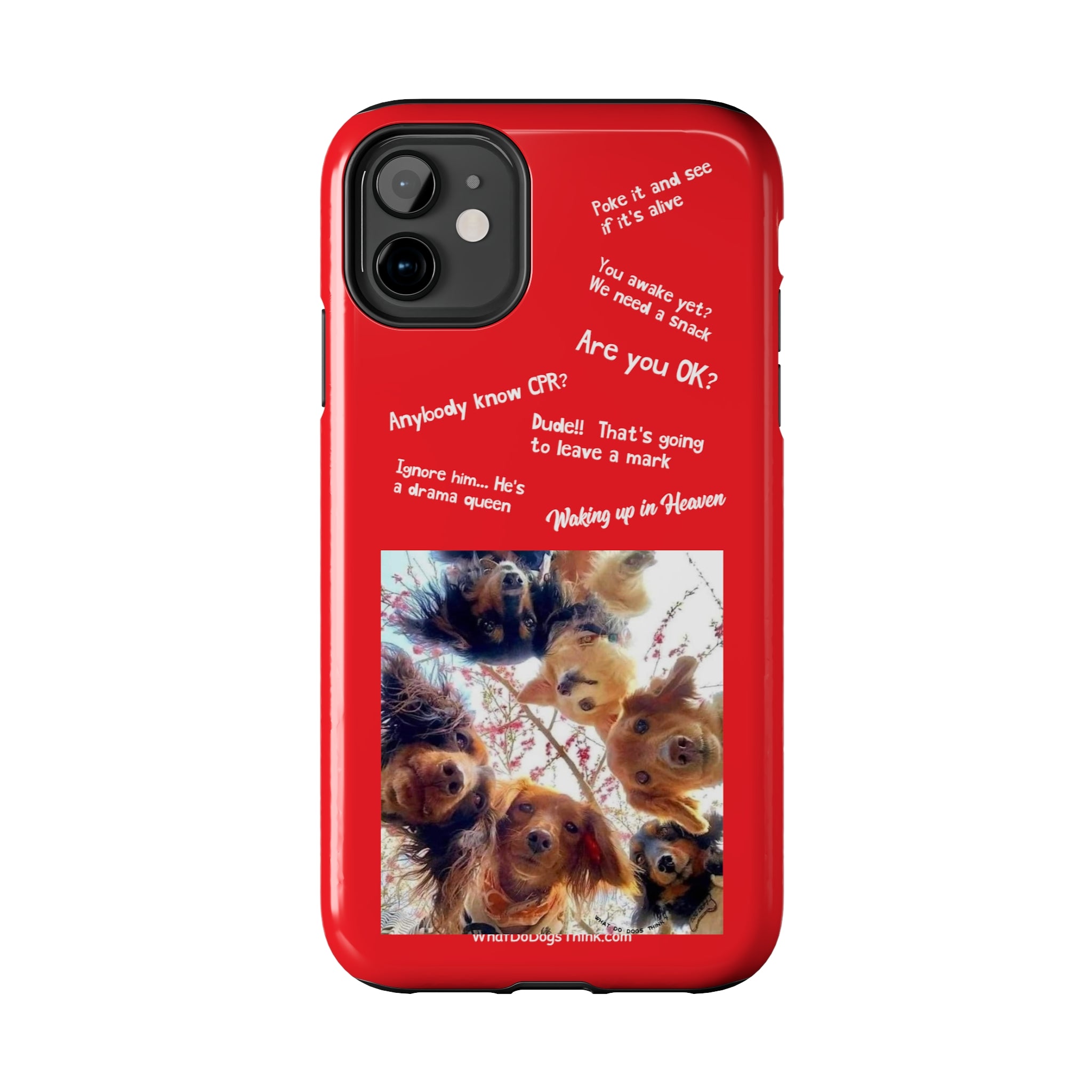 Are you OK? Compilation  Red Tough Phone Cases