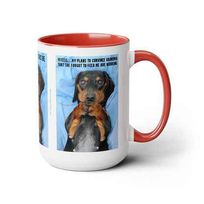 Devious Dachshund Mug  