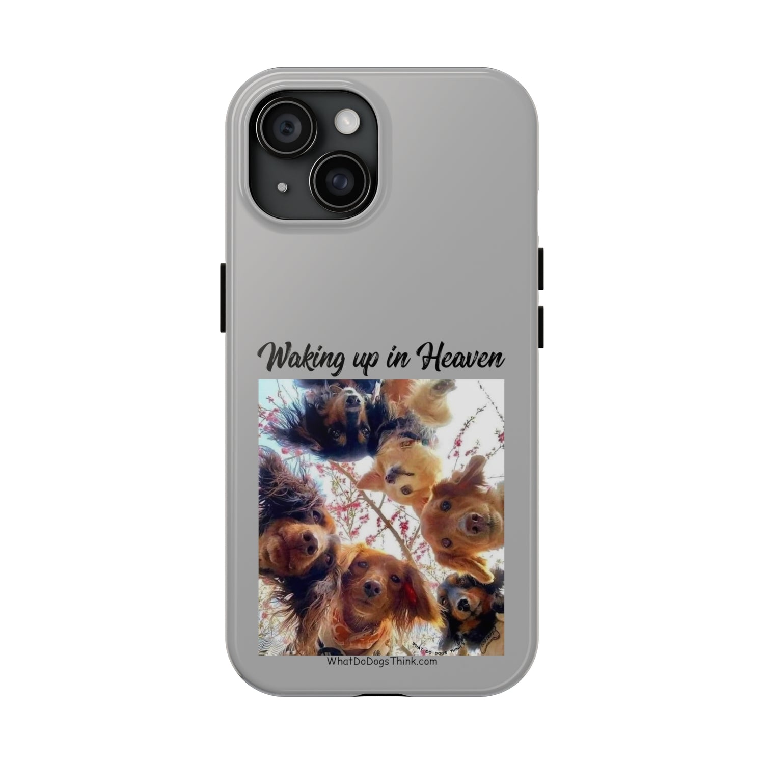 Waking Up in Heaven   Grey Tough Phone Cases