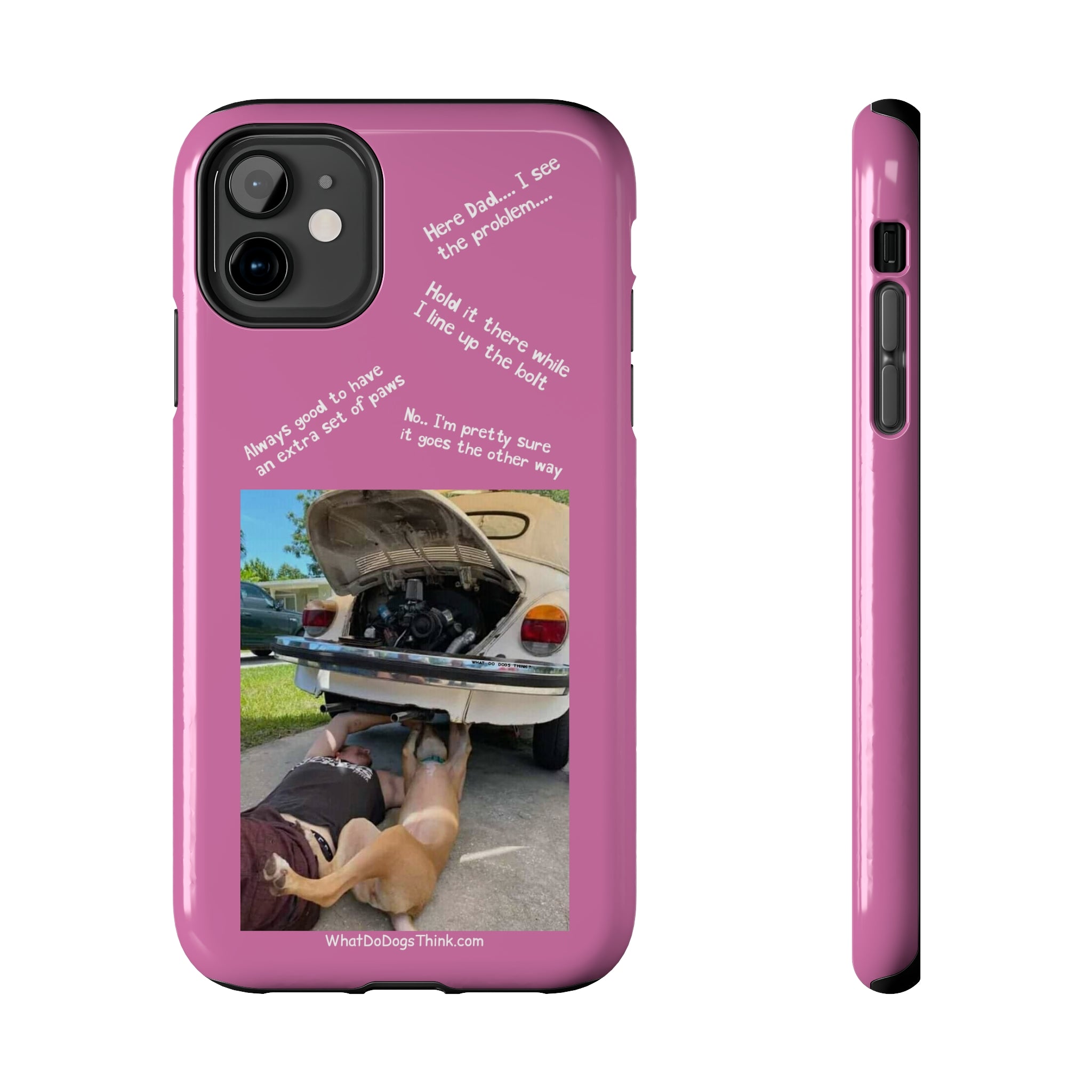 Bug Helper Compilation   Pink Tough Phone Cases