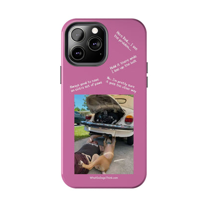 Bug Helper Compilation   Pink Tough Phone Cases