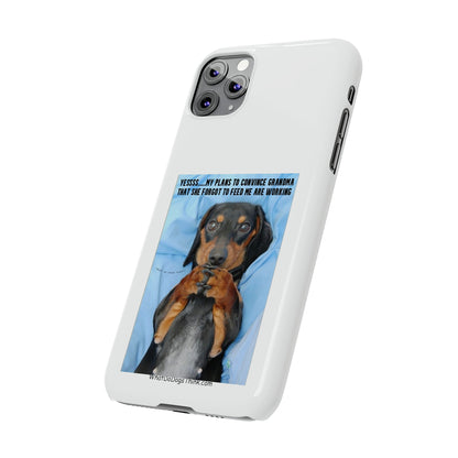 Grandma     White Slim Phone Cases