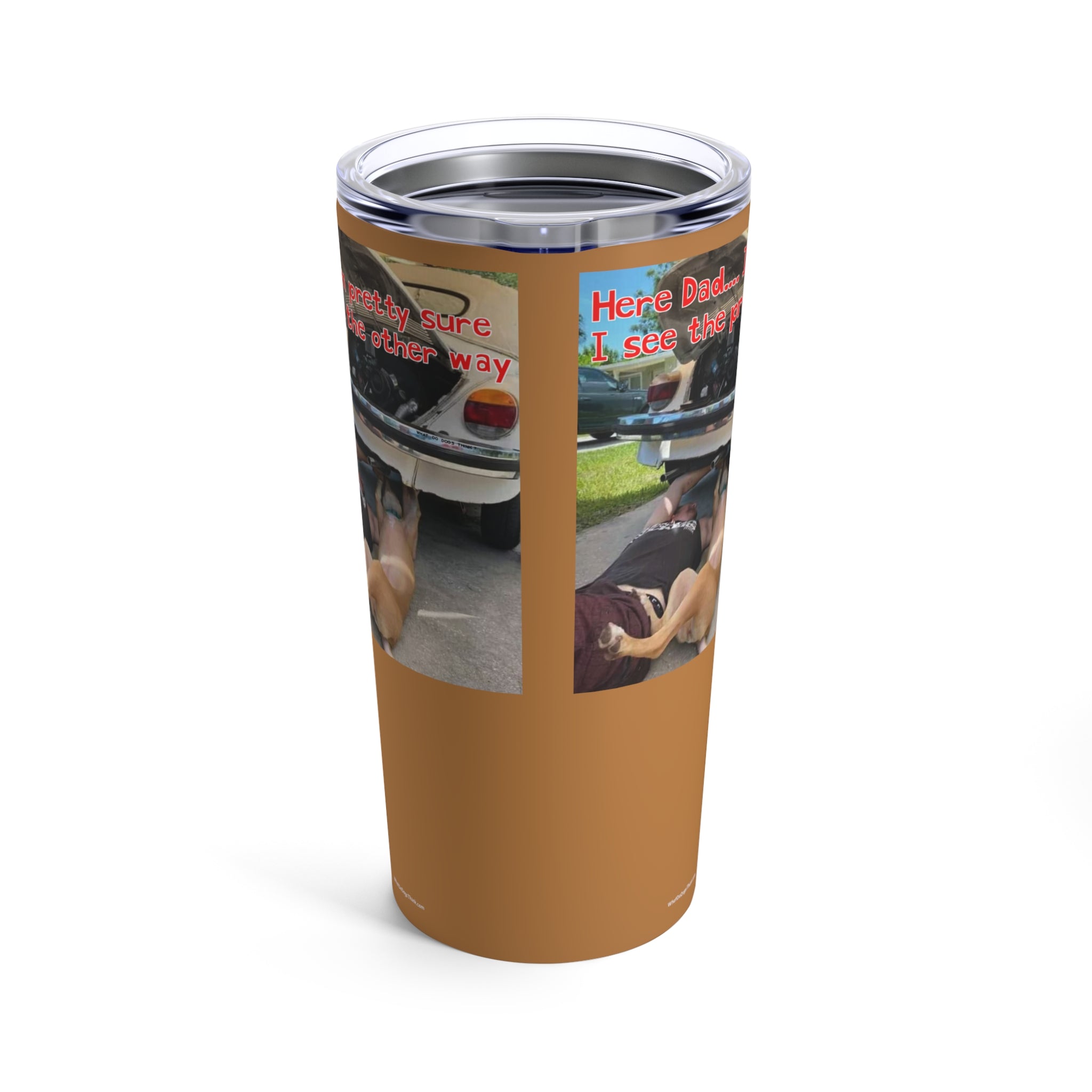 VW Helper  Brown Tumbler 20oz