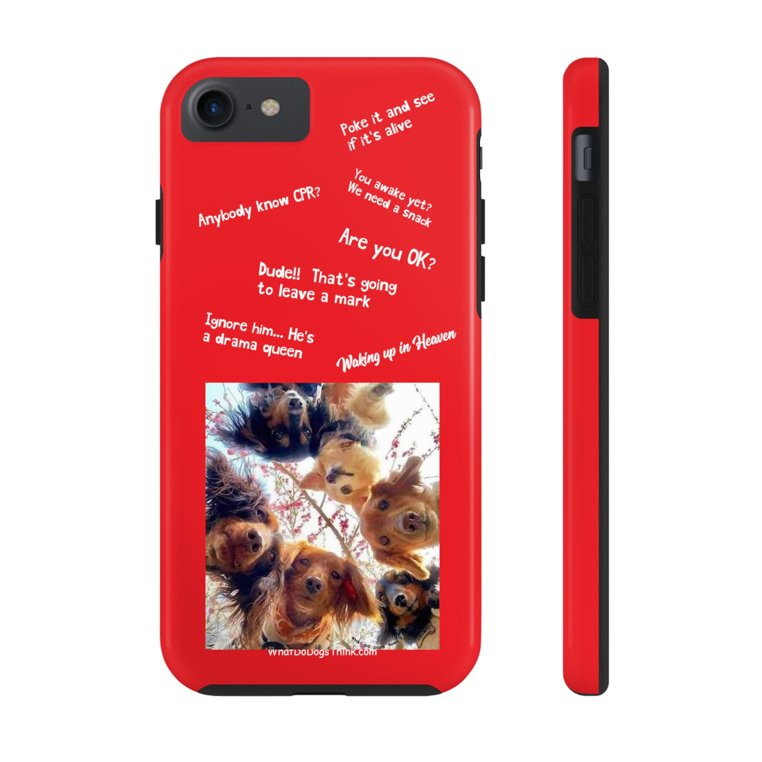 Are you OK? Compilation  Red Tough Phone Cases