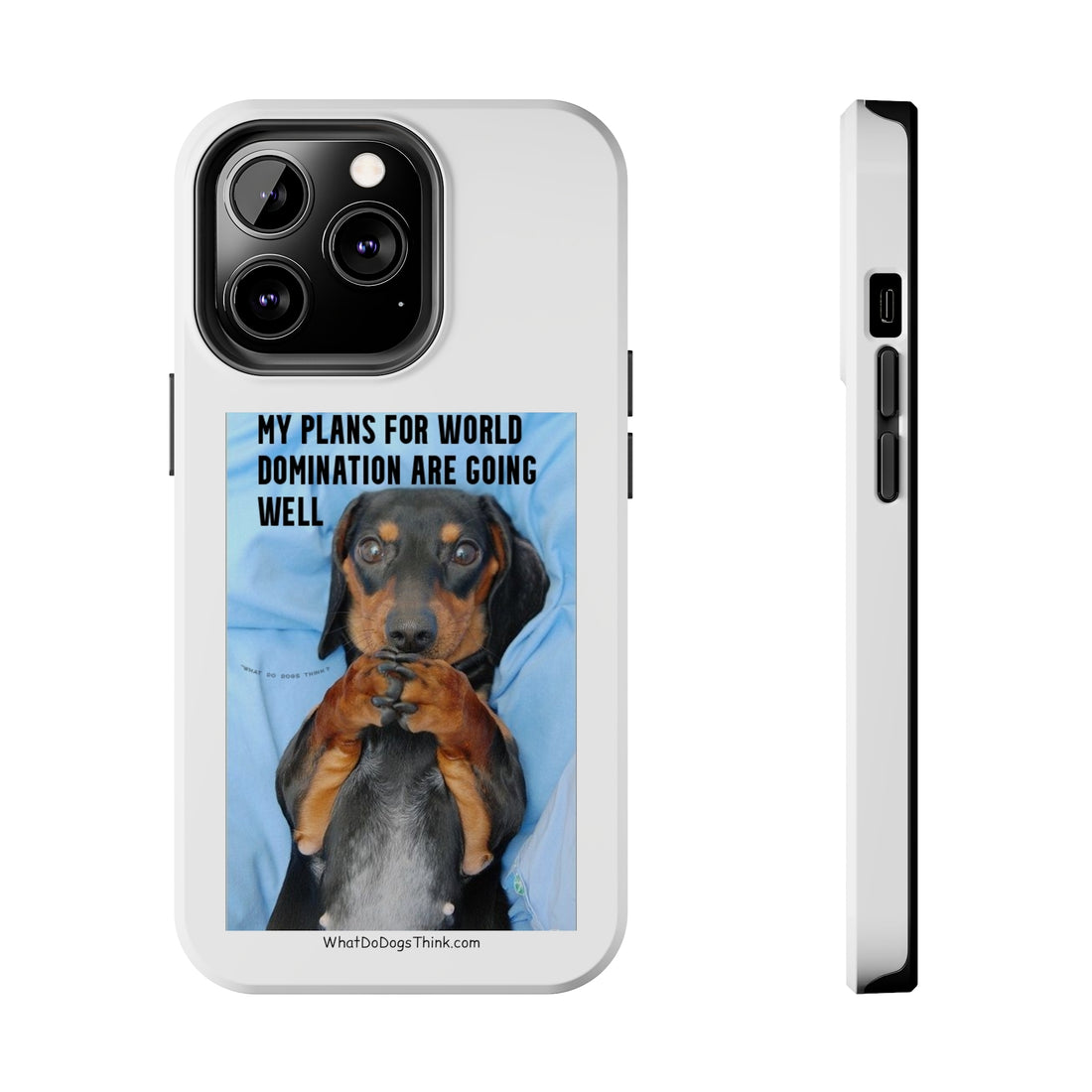 World Domination White Tough Phone Cases